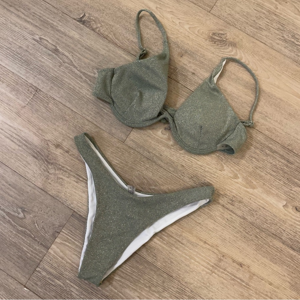 NWOT green bikini